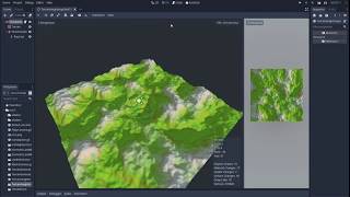 Tutorial on Procedural Terrain Generation in Godot Game Engine [upl. by Neras958]