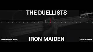 IRON MAIDEN  THE DUELLISTS  BASS TAB [upl. by Llertnahs]