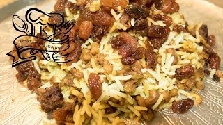 Best Iranian Lentils amp Rice recipe طرز تهیه بهترین و خوشمزه ترین عدس پلو [upl. by Akkin]