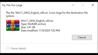 Dosya Boyutu Çok Büyük Hatası Nedir Nasıl Çözülür  Quick Solution for The File is Too Large Error [upl. by Romeyn]