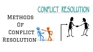 Methods of Conflict Resolution [upl. by Cristabel]