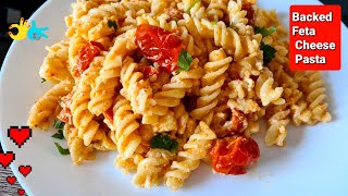 Baked Feta Cheese Pasta in Microwave  Red Sauce Pasta  Tiktok Viral Pasta shorts [upl. by Jobey]