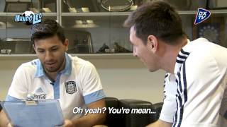 Sergio Agueros indepth interview with Leo Messi [upl. by Nirtiak187]