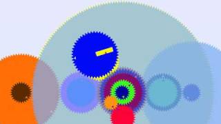 Antikythera Mechanism Emulator Hipparchoss Rotating Elliptic Orbit Gears [upl. by Allehs]