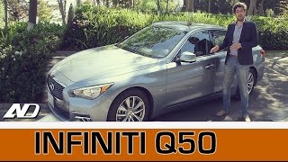 Infiniti Q50 2013  Actualidad  Lujo y tecnología japonesa [upl. by Aihsotal]