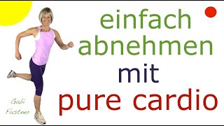 🍎 42 min einfach abnehmen mit pure cardio  ca 3800 Schritte und 350 Kcal verbrennen [upl. by Yrovi]