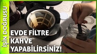 Makinede Filtre Kahve Nasıl Yapılır [upl. by Algy]