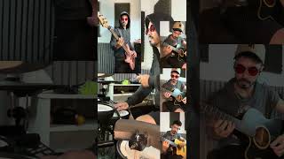 Theee little birds  drumsbassguitaracoustic [upl. by Grearson]