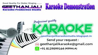 NEE KATTUM SELAI DJ REMIX KARAOKE PUDHIYA MANNARGAL TAMIL KARAOKE GEETHANJALI KARAOKE STUDIO [upl. by Cerallua]