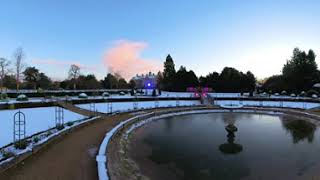 360 of the winter Gardens at Belton House a National Trust site [upl. by Nlocnil]