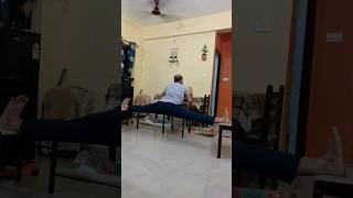 My best middle split on chairs stretching split flexibility short viral shortviral [upl. by Yrret283]