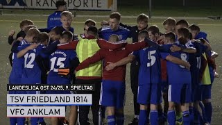 TSV Friedland 1814  VFC Anklam 30102024 [upl. by Ahsiki]