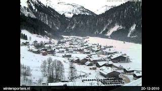 Diedamskopf Schoppernau webcam time lapse 20102011 [upl. by Hanako84]