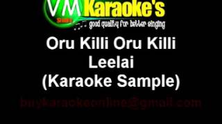 Oru Kili Oru Kili Karaoke Sample Leelai [upl. by Otero232]