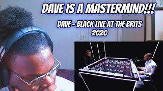 THIS ONE FELT DIFFERENT Dave  Black Live at The BRITs 2020 REACTION [upl. by Calore]