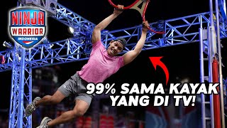 Nyobain Rintangan Ninja Warrior PERTAMA di Indonesia Menang Dapet Rp10000000 [upl. by Alliuqahs]