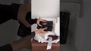 DIOR New Fall 2023 Miss Caro Mini Bag Black Cannage Tweed Embroidery dior diorunboxing diorbag [upl. by Caputto]