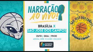 Brasília Basquete x São José dos Campos  NBB 20242025  Ao Vivo [upl. by Katsuyama]