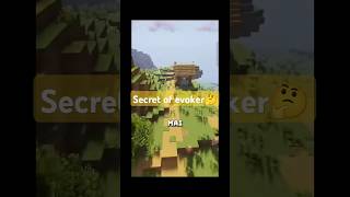 Why evoker can open his hand 🤔😯shorts trendingshort storyof evoker minecraftviralhack [upl. by Beitris779]