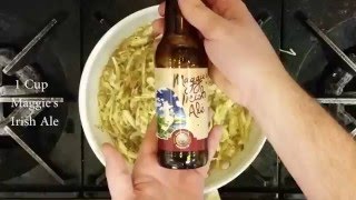 Saugatuck Brewing Company  Cooking with Beer  Corned Beef amp Cabbage Quesadilla [upl. by Yebot]