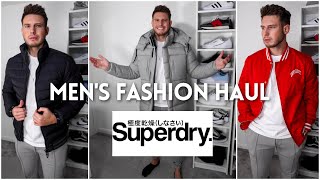 Mens SUPERDRY Clothing Haul amp TryOn  Mens Fashion 2021 [upl. by Nhguavoj]