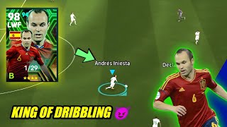 NEW 99 RATED ANDRES INIESTA IS TOO SMOOTH😍 •eFootball [upl. by Horan]