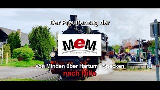 Die MeM  Der Preußenzug von Minden über Hartum  Specken nach Hille [upl. by Rumery858]