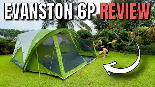 Coleman Evanston 6Person Tent TESTS  REVIEW [upl. by Karyl]