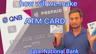 QNB Prepaid Card Register  Qnb opening account  Qatar National Bank  Qnb atm card [upl. by Yee]