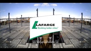 Precast Concrete Hollowcore Installation in Timelapse by Lafarge Precast Edmonton [upl. by Bonne479]