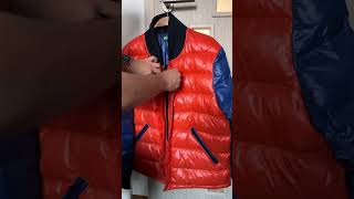 Shiny down puffer jacket  that zips [upl. by Frankel]