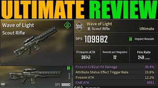 How to get Wave of light ULTIMATE Scout rifle The first Descendent is it worth the grind  Review [upl. by Aniled455]