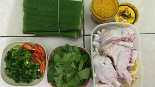 RESEP MUDAH PEPES AYAM KEMANGI  easy recipe for basil chicken pepes [upl. by Scotty]