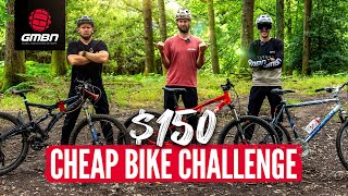 An Enduro MTB For 150  GMBN’s Cheap Bike Challenge [upl. by Llerrem133]