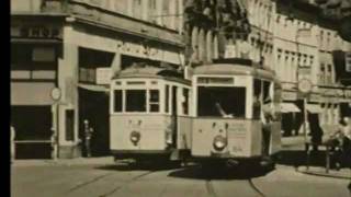 Straßenbahnen in den 40ern  Heidelberg Wiesbaden Heilbronn [upl. by Gwenneth715]