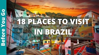 Brazil Travel Guide 18 BEST Places to Visit in Brazil amp Top Things to Do [upl. by Giffy]