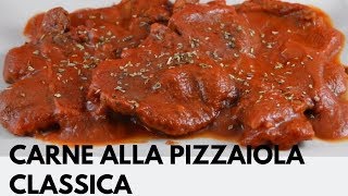 Carne alla Pizzaiola Classica La Ricetta di Cartisia [upl. by Liana]