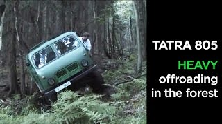 Tatra 805  heavy offroading in the forest 1 [upl. by Spieler226]