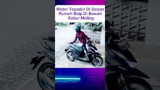 Maling Motor Terekam CCTV malingmotor news malingmotorterbaru maling beritaterkini [upl. by Ecnedurp125]