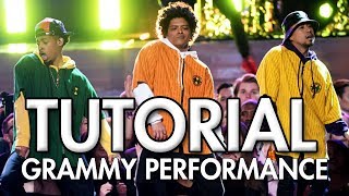 Bruno Mars and Cardi B  Finesse LIVE From The 60th GRAMMYS DANCE TUTORIAL  MihranTV [upl. by Suiradel732]