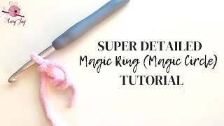 Slow amp Super Detailed Explanation on How to Make A Magic Circle Magic Ring For Beginners Tutorial [upl. by Anomar266]