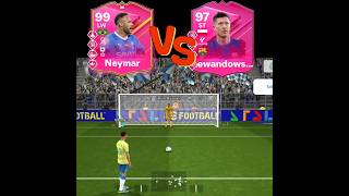 Neymar Jr Vs 🔥 Lewandowski penalty kick 🦶 efootball2024 viralvideo shortvideo foryou foryoupage [upl. by Arat]