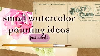 creating watercolor postcards [upl. by Ahtiek734]