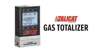 Alicat Mass Flow Meter Feature  Gas Totalizer [upl. by Jordan]