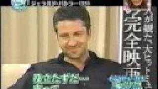 Gerard Butler Japanese Interview [upl. by Ahsemak]