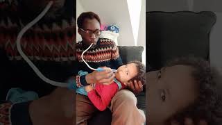 How to remove catarrh from babies nose catarrh nosefrida baby snotsucker nasalwash shortsfeed [upl. by Oibirot]