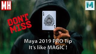 Maya 2019 Pro Tip   Its like MAGIC  Retopo amp Remesh [upl. by Aieka]