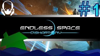 Endless Space Disharmony  Tutorial  Ep 1 Travel Races Getting Started [upl. by Fawna]