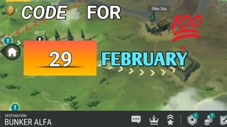 Bunker Alfa code for 29 February lastdayonearthsurvival ldoe ldoetips [upl. by Laamaj]