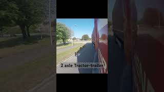 2 axle Tractortrailer denmark lastbil sættevogntrailer trucker scania trucking automobile [upl. by Bren]